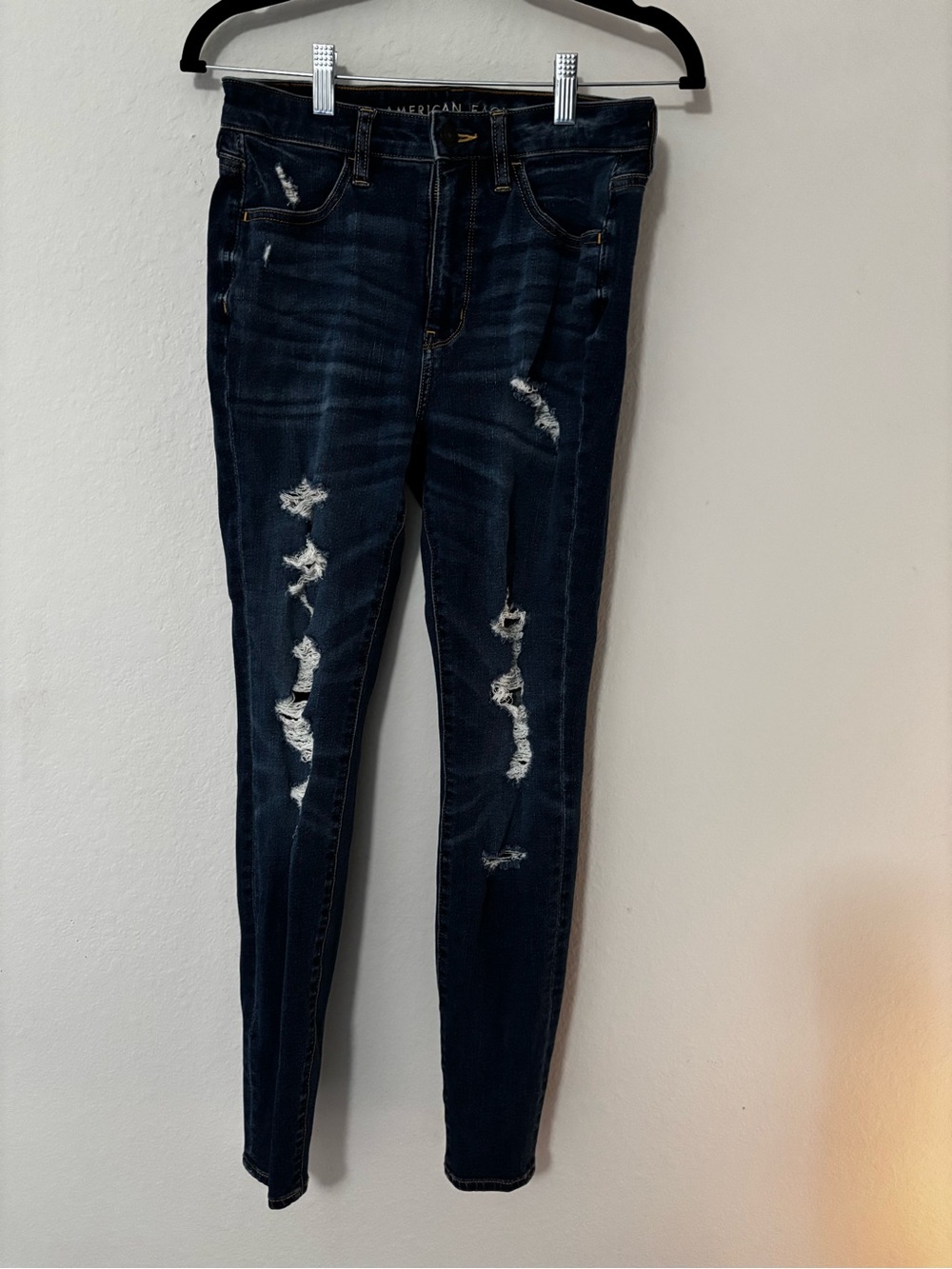 American Eagle Dream Jean Skinny Distressed 4